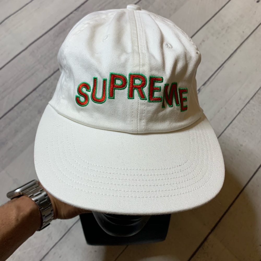 Supreme Stepped Arc 6-Panel Hat